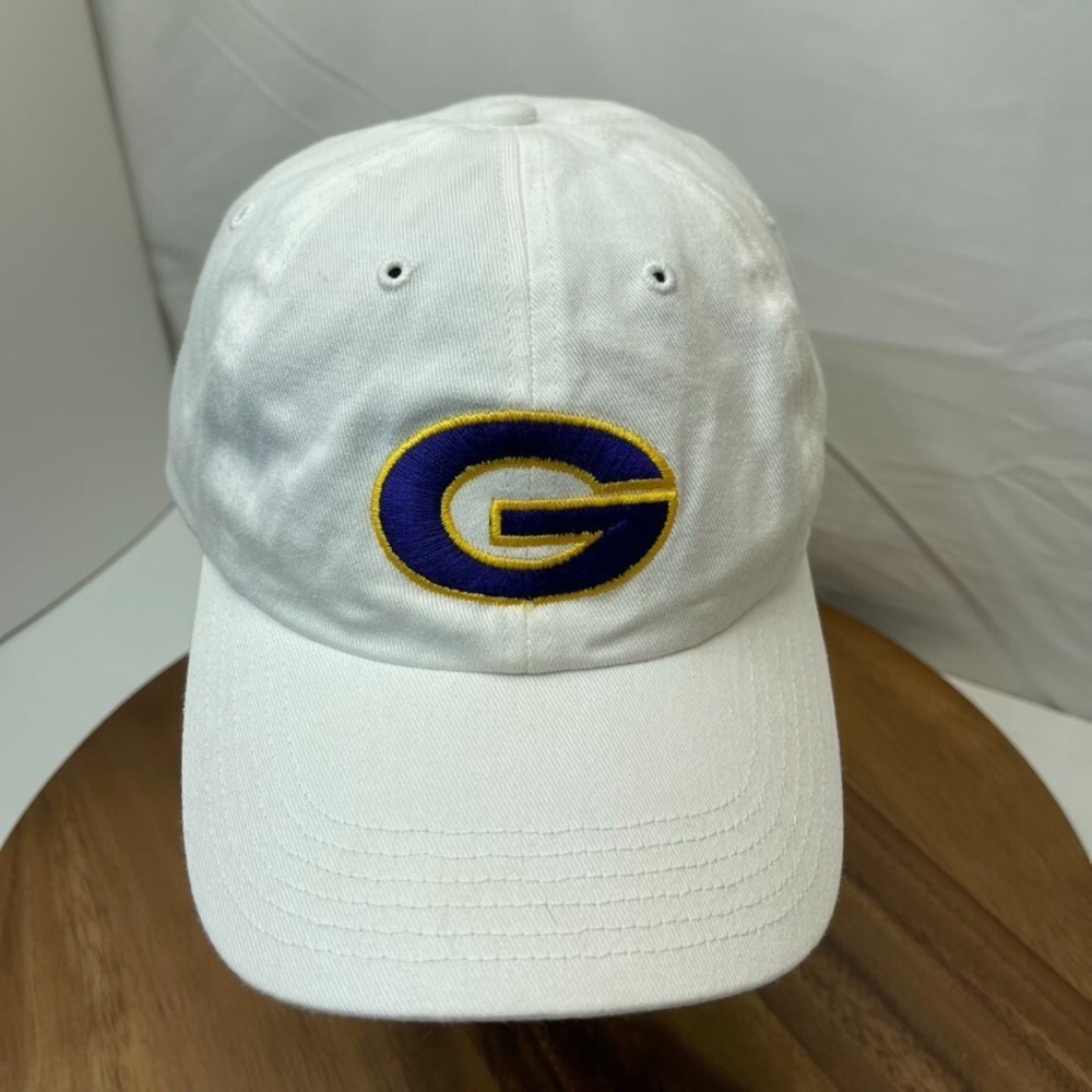 Georgia Tech Hat Cap Yellow Jackets White Strap Back Adjustable